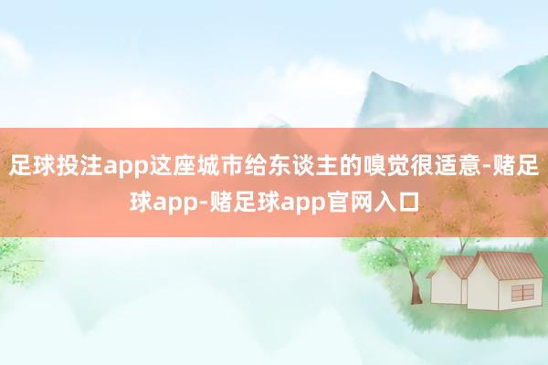 足球投注app这座城市给东谈主的嗅觉很适意-赌足球app-赌足球app官网入口