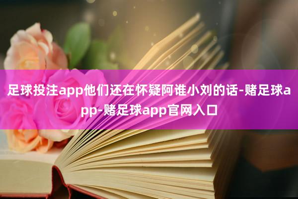 足球投注app他们还在怀疑阿谁小刘的话-赌足球app-赌足球app官网入口